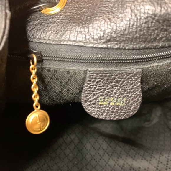 Vintage Gucci bamboo suede backpack - Picture 8 of 9